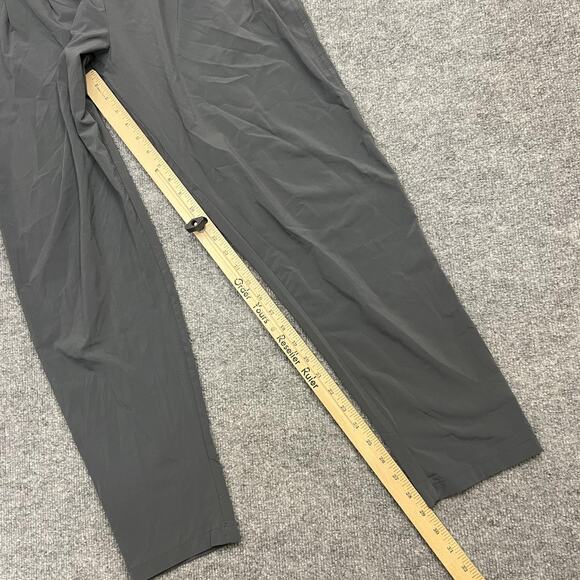 Prana Pants Mens XL Gray Drawstring Waist Polyester Stretch Athletic Gym - Picture 9 of 10